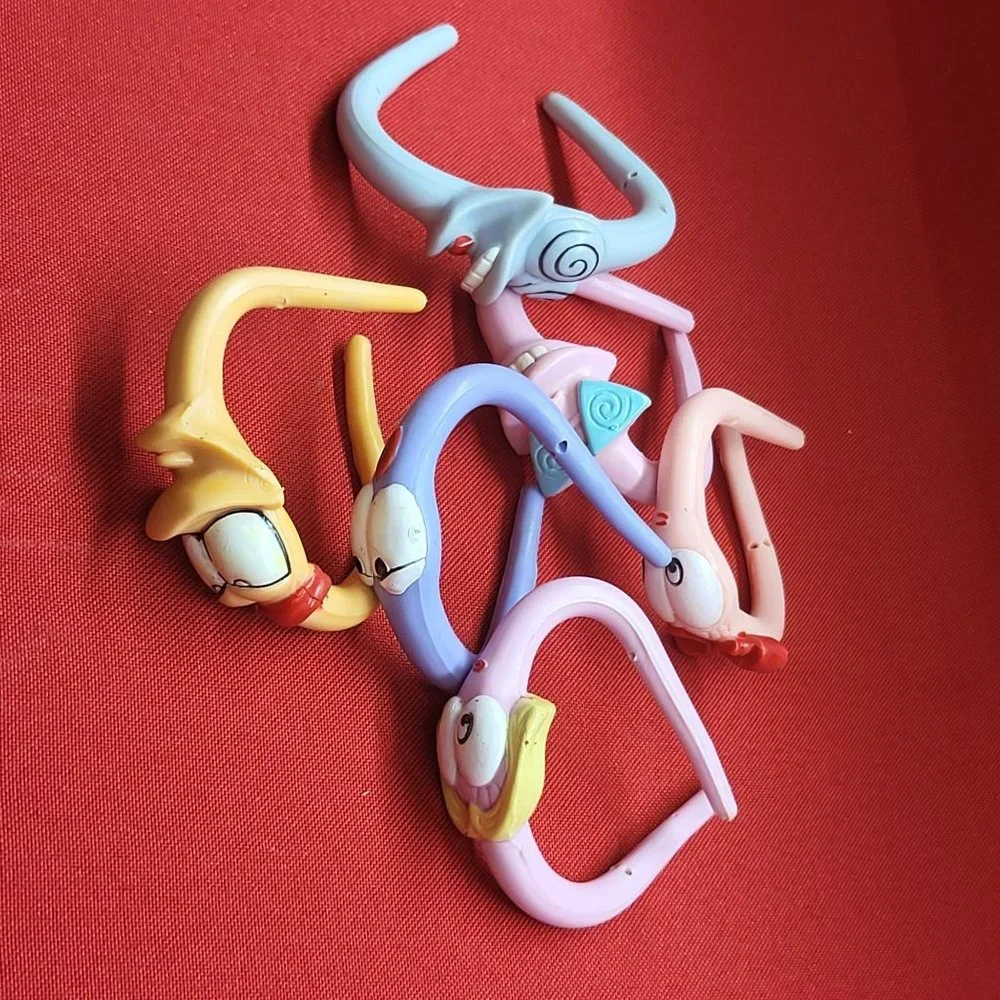 Vintage Bendable Hair Ties Set of 6